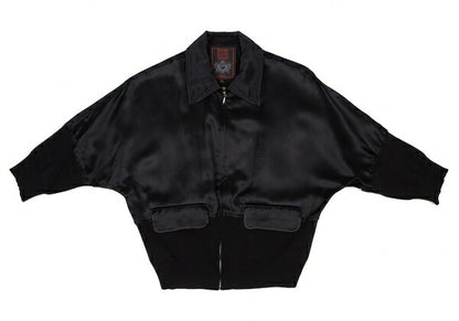 Jean Paul GAULTIER CLASSIQUE Black Rib Rayon Jacket Size 40