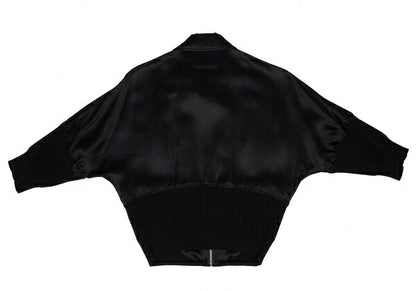 Jean Paul GAULTIER CLASSIQUE Black Rib Rayon Jacket Size 40