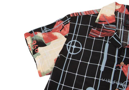 Jean Paul GAULTIER CLASSIQUE Modern Art Shirt Black Size 48