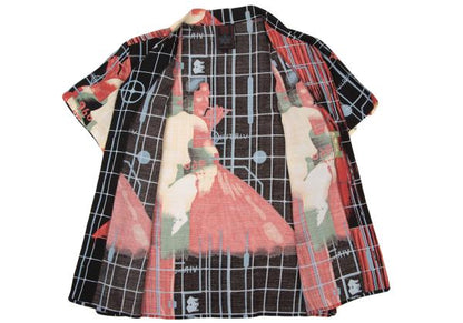 Jean Paul GAULTIER CLASSIQUE Modern Art Shirt Black Size 48