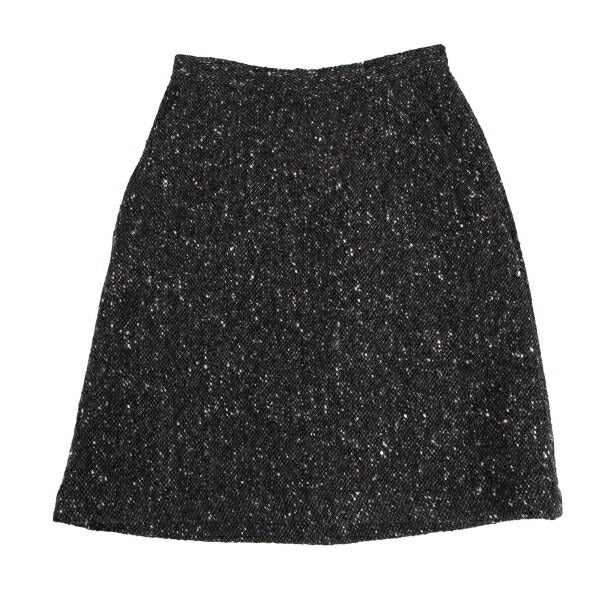 COMME des GARCONS FRANCE Nep Tweed Skirt Charcoal Size S