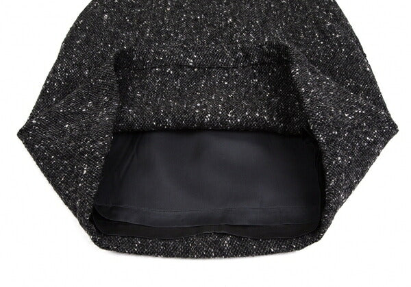 COMME des GARCONS FRANCE Nep Tweed Skirt Charcoal Size S