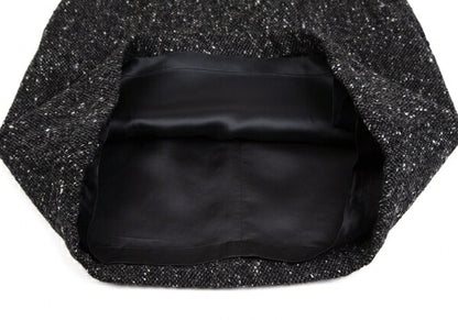 COMME des GARCONS FRANCE Nep Tweed Skirt Charcoal Size S
