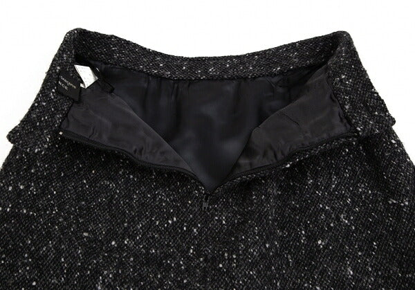 COMME des GARCONS FRANCE Nep Tweed Skirt Charcoal Size S
