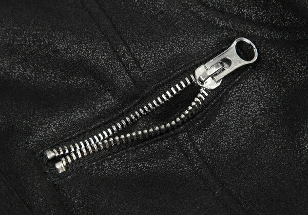 ARMANI JEANS Boa Lined Zip Blouson Black Size 38