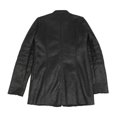 ARMANI JEANS Boa Lined Zip Blouson Black Size 38