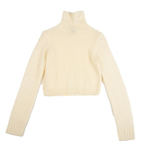 JPG by GAULTIER Turtleneck Hairy Knit Sweater Ivory Size 40