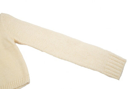 JPG by GAULTIER Turtleneck Hairy Knit Sweater Ivory Size 40