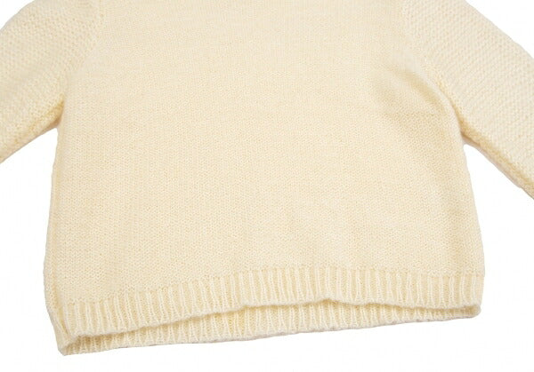 JPG by GAULTIER Turtleneck Hairy Knit Sweater Ivory Size 40
