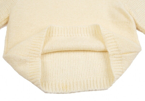 JPG by GAULTIER Turtleneck Hairy Knit Sweater Ivory Size 40