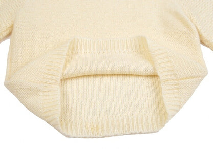 JPG by GAULTIER Turtleneck Hairy Knit Sweater Ivory Size 40