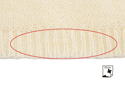 JPG by GAULTIER Turtleneck Hairy Knit Sweater Ivory Size 40