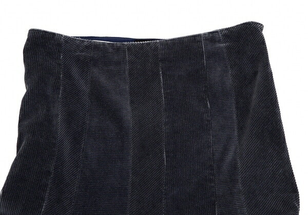 JPG by GAULTIER Corduroy Panel Design Skirt Navy Size 40