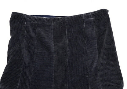JPG by GAULTIER Corduroy Panel Design Skirt Navy Size 40