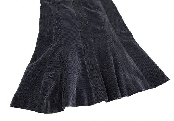JPG by GAULTIER Corduroy Panel Design Skirt Navy Size 40