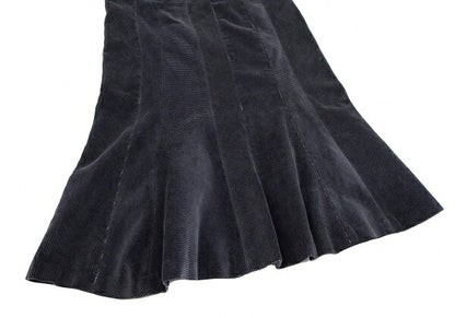 JPG by GAULTIER Corduroy Panel Design Skirt Navy Size 40