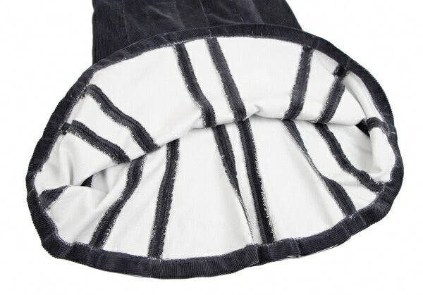 JPG by GAULTIER Corduroy Panel Design Skirt Navy Size 40