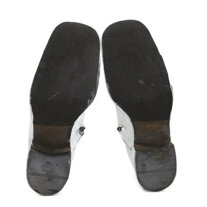 Maison Martin Margiela Square Toe Boots White Size 28cm