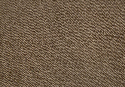 Papas Cashmere Blend Wool Herringbone Jacket Mocha Size 48M