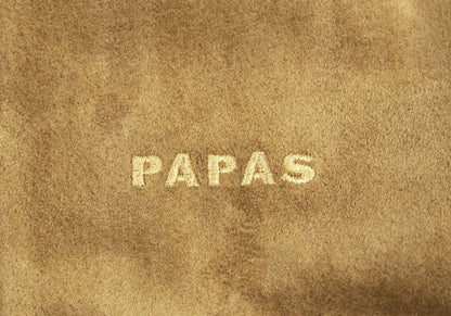 Papas Pig Suede Zip Blouson Brown Size L