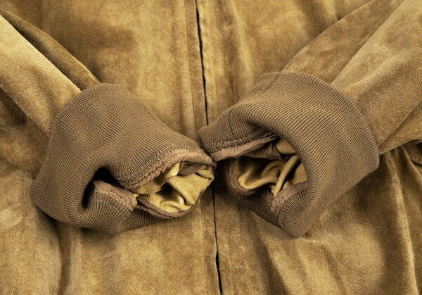 Papas Pig Suede Zip Blouson Brown Size L