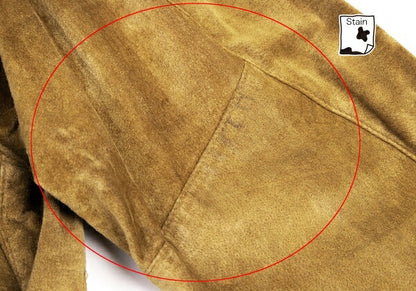 Papas Pig Suede Zip Blouson Brown Size L