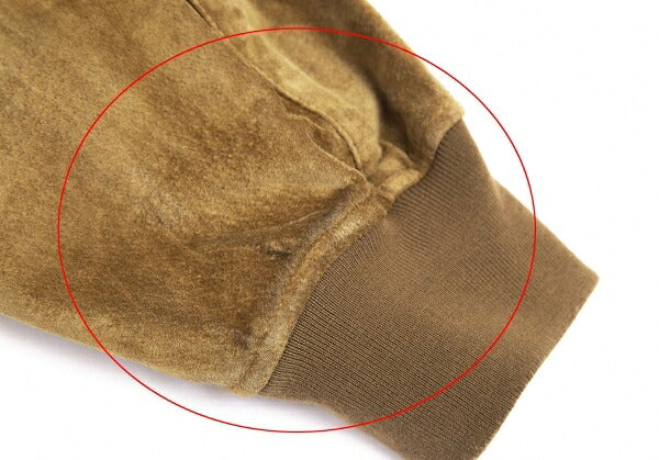 Papas Pig Suede Zip Blouson Brown Size L