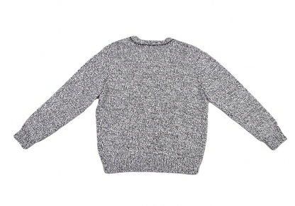Papas Cotton V-Neck Low-Gauge Sweater White Size 46S
