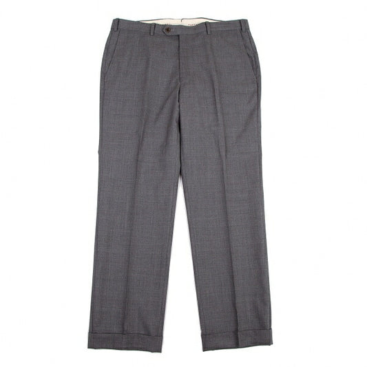 Papas Italian Wool Tapered Pants Gray Size LL
