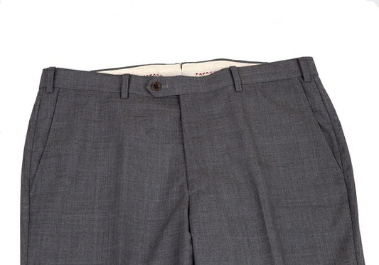 Papas Italian Wool Tapered Pants Gray Size LL