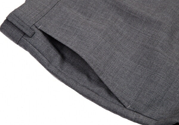 Papas Italian Wool Tapered Pants Gray Size LL