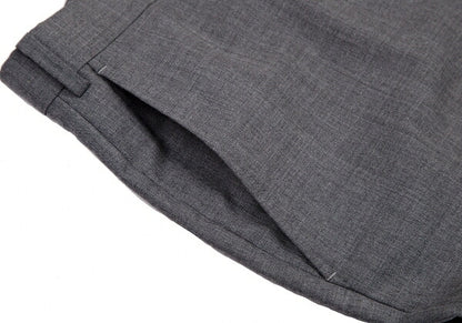 Papas Italian Wool Tapered Pants Gray Size LL