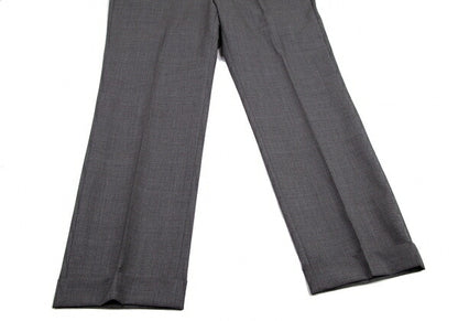 Papas Italian Wool Tapered Pants Gray Size LL