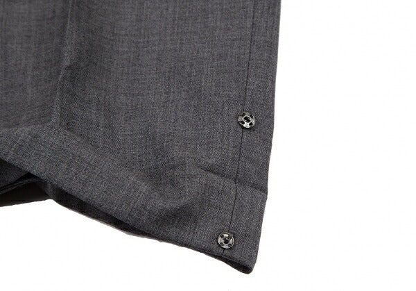 Papas Italian Wool Tapered Pants Gray Size LL
