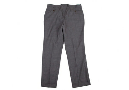 Papas Italian Wool Tapered Pants Gray Size LL