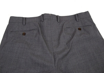 Papas Italian Wool Tapered Pants Gray Size LL