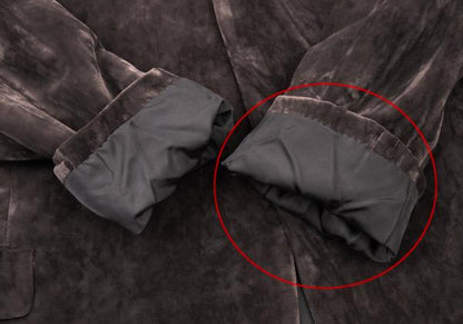Yohji Yamamoto POUR HOMME Crushed Velour Suit Mocha