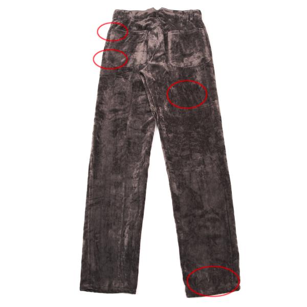 Yohji Yamamoto POUR HOMME Crushed Velour Suit Mocha