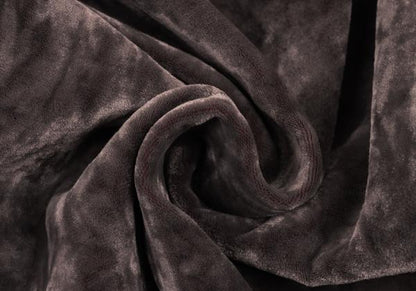 Yohji Yamamoto POUR HOMME Crushed Velour Suit Mocha