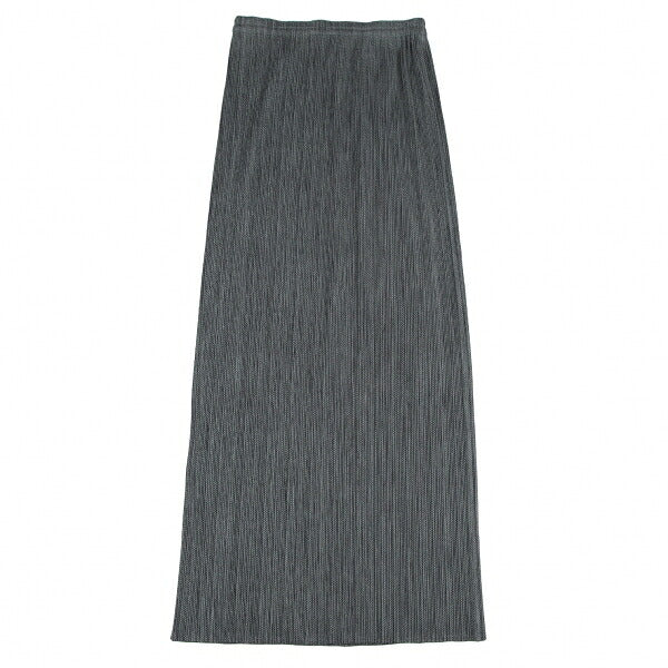 PLEATS PLEASE Fabric Print Skirt Gray Size 3