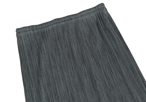 PLEATS PLEASE Fabric Print Skirt Gray Size 3