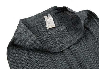 PLEATS PLEASE Fabric Print Skirt Gray Size 3