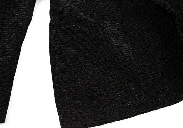 ARMANI COLLEZIONI Chenille Blend Blazer Black Size 50