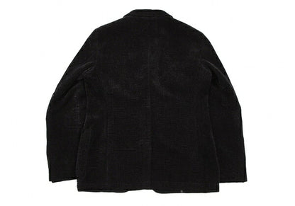 ARMANI COLLEZIONI Chenille Blend Blazer Black Size 50