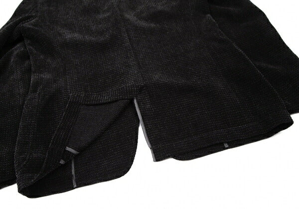 ARMANI COLLEZIONI Chenille Blend Blazer Black Size 50