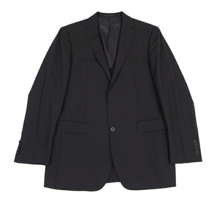 BURBERRY BLACK LABEL Wool Stripe Blazer Navy Size 42L