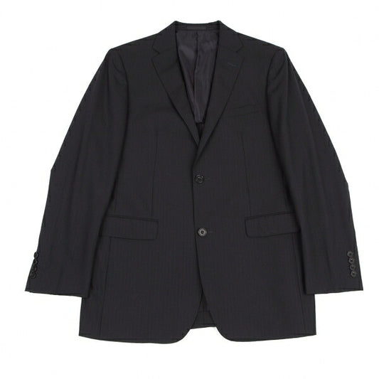 BURBERRY BLACK LABEL Wool Stripe Blazer Navy Size 42L