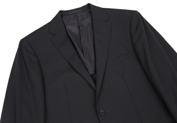 BURBERRY BLACK LABEL Wool Stripe Blazer Navy Size 42L