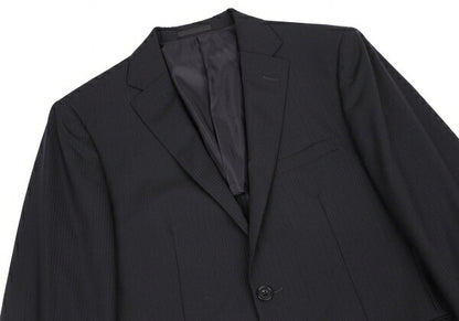 BURBERRY BLACK LABEL Wool Stripe Blazer Navy Size 42L