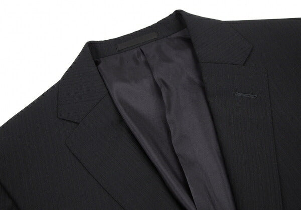 BURBERRY BLACK LABEL Wool Stripe Blazer Navy Size 42L